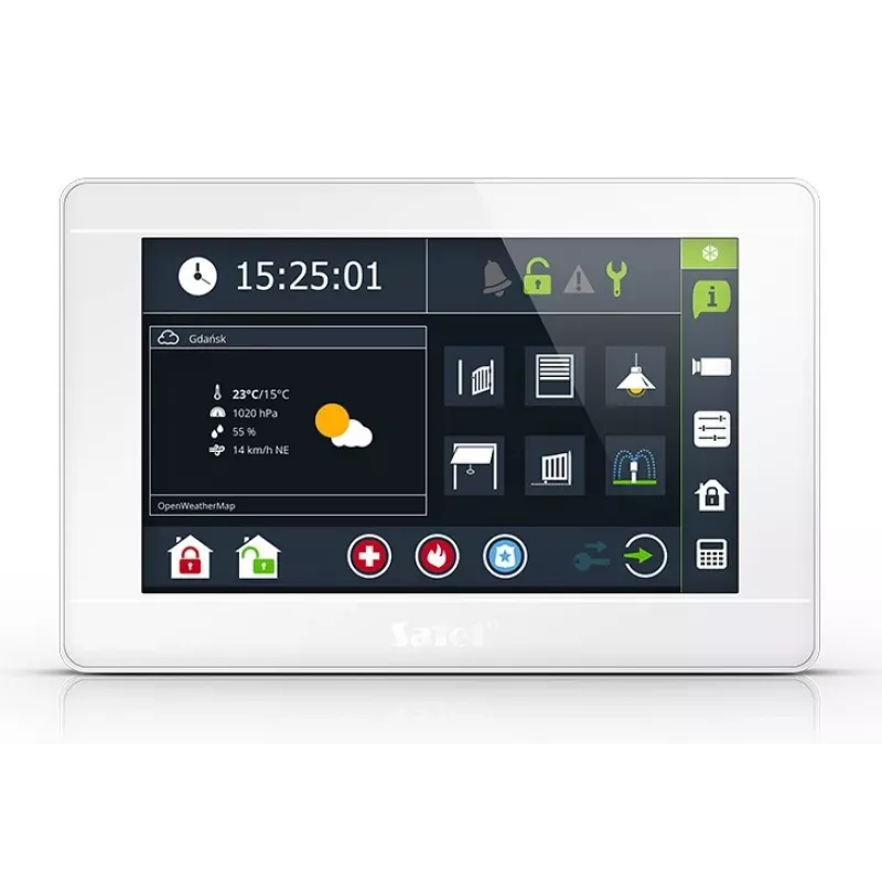 SATEL KEYPAD INT-TSI-W GRAFICKÝ 7