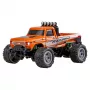 Rádiom ovládaný Monstertruck Amewi DieCast 1:64 RTR oranžová, kovové puzdro, Ready-to-Run
