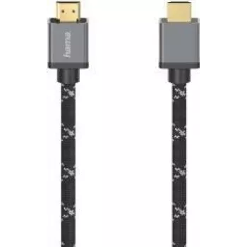 Hama 00205239 HDMI kábel 2 m HDMI Type-A (Standard) čierny, sivý