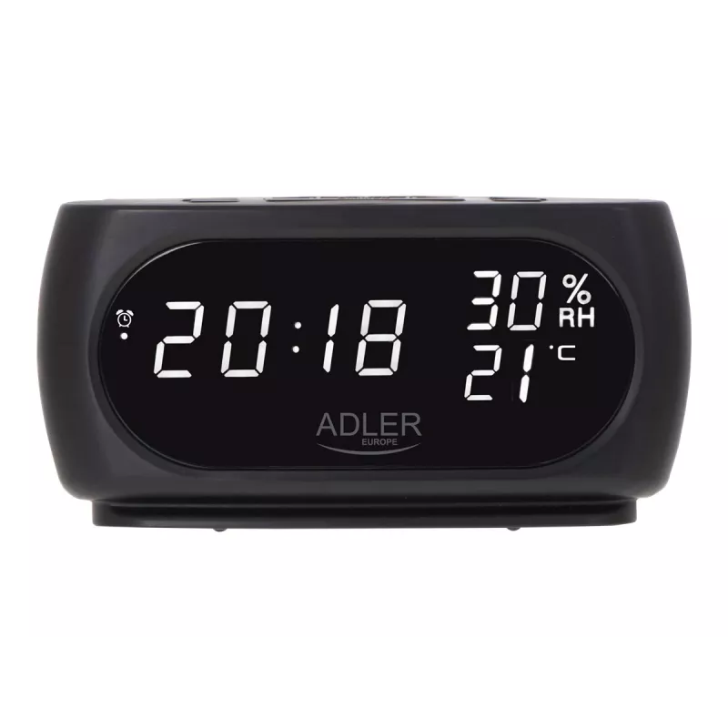 Adler AD 1186 budík digitálny budík čierny