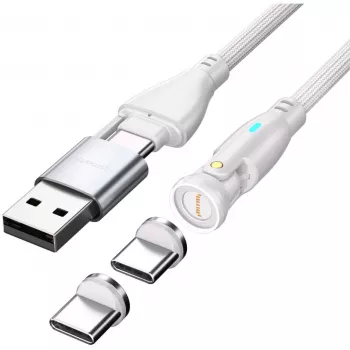 USB kábel 4smarts 541236 USB 2.0 1,8 m USB C biely