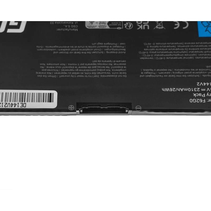 Batéria Green Cell DE144V2 pre DELL Inspiron 13 5370 7370 7373 7380 7386 Vostro 5370