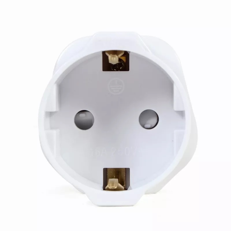 Gembird A-AC-EUFUKM-01 AC napájací adaptér, EU-Schuko zásuvka na UK konektor, 13 A