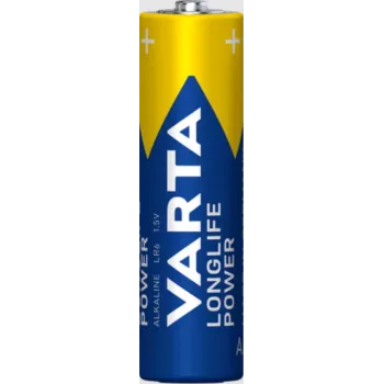 Alkalická batéria AA Varta LONGLIFE Power High Energy — balenie 12 ks
