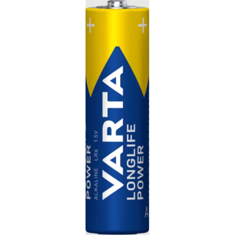 Alkalická batéria AA Varta LONGLIFE Power High Energy — balenie 12 ks