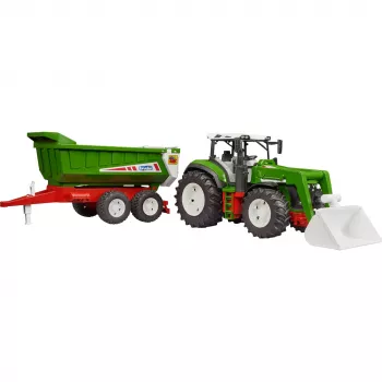 Predný vyklápací príves BRUDER BR-03452 pre traktor Roadmax – hračkárske príslušenstvo, kompatibilné s traktormi Roadmax