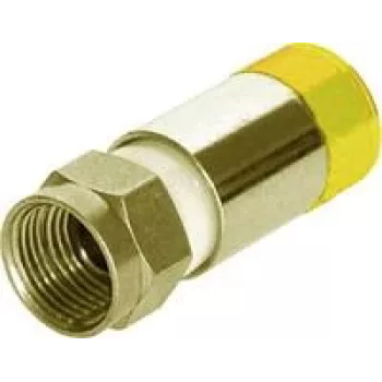 Koaxiálny konektor F-typ Megasat 1200377 mosadz 7,3 mm