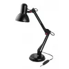 Stolová lampa ESPERANZA AVIOR E27 12W LED, čierna, výškovo nastaviteľná, flexibilné rameno, pätica E27