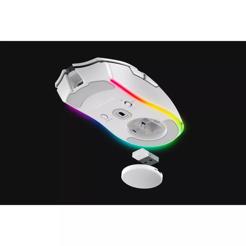 Razer Cobra Pro myš herná pravácka RF Wireless + Bluetooth + USB Type-C optická 30000 DPI