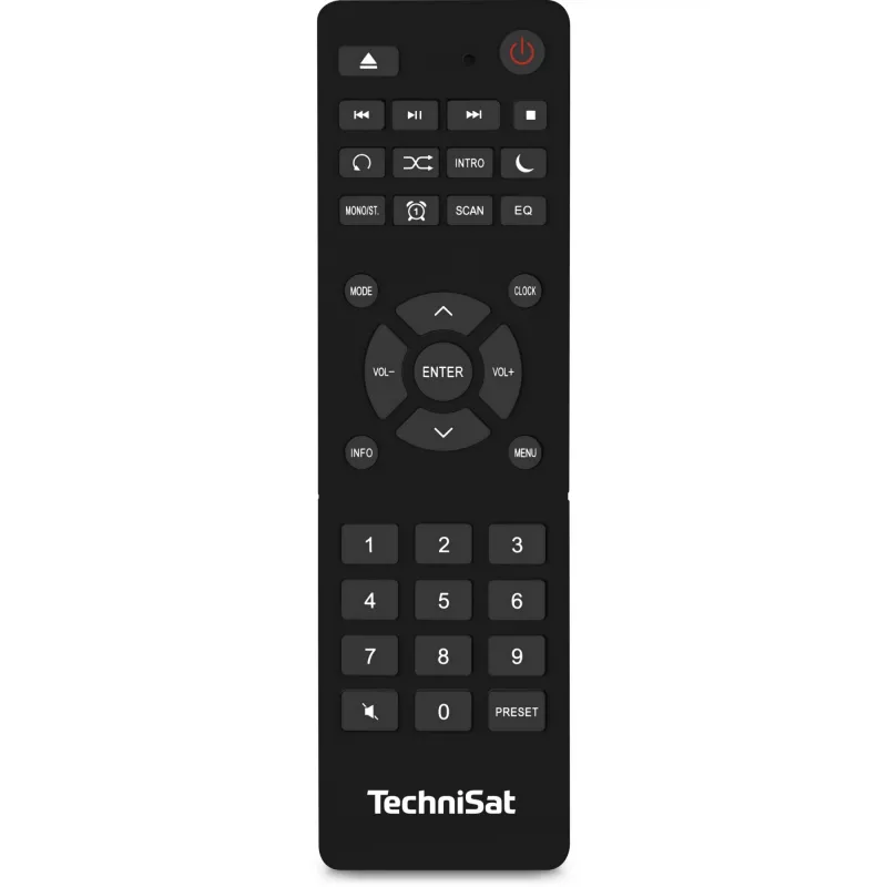 TechniSat DigitRadio 370 CD BT - audio systém - 2 x 5 Watt - čierny