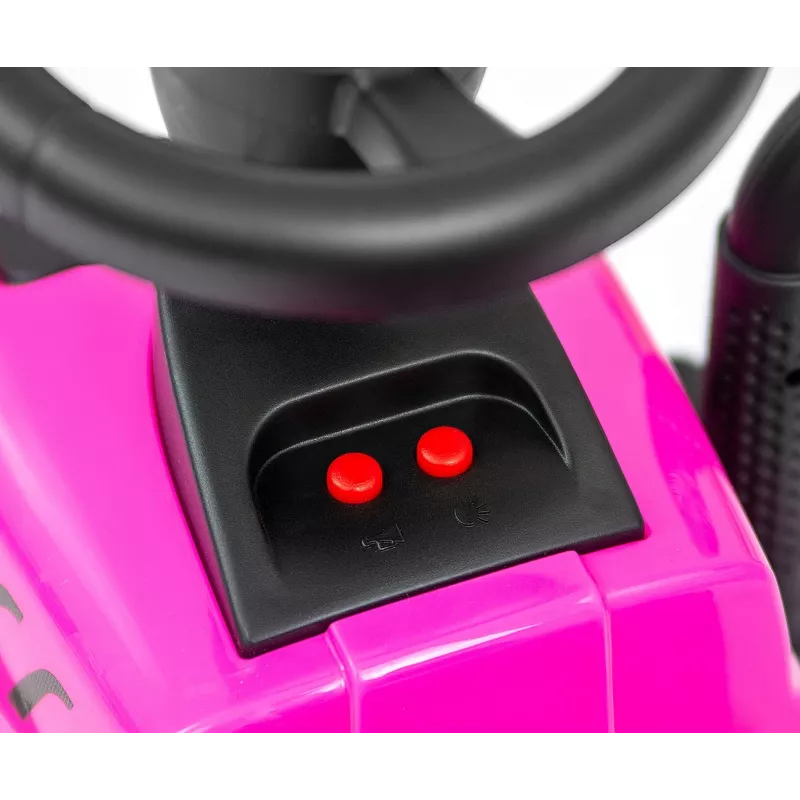 Odstrkovadlo milly mally T7 traktor (ružové) detské odstrkovadlo