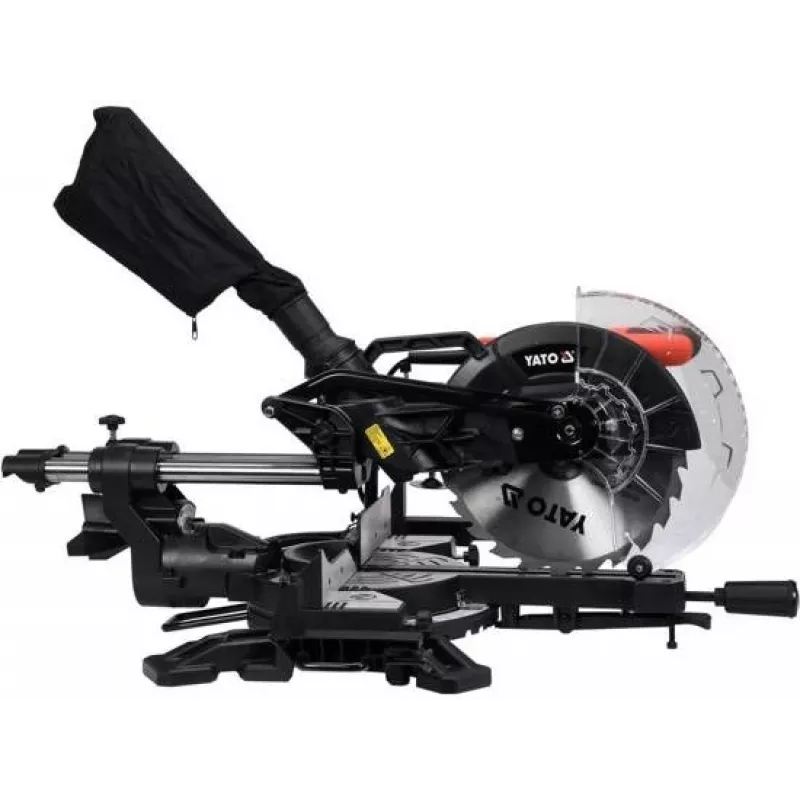 YATO POKOSOVÁ PÍLA 1800W S POSUVOM, LASER 255mm