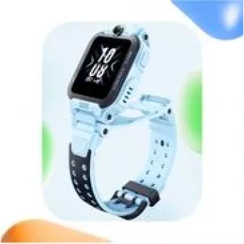 Smart hodinky imoo Z7 1,3 palca TFT 240×240 px dotykový displej 4G Wi‑Fi GPS, 740 mAh, modré puzdro
