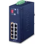 PLANET IPOE-470 priemyselný IP30 4-portový Gigabit 802.3bt PoE++ injektor hub