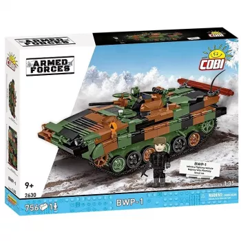 Stavebnica Cobi Armed Forces BWP-1 2630 — modelová sada poľsko-ukrajinského obojživelného bojového vozidla pechoty