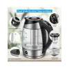 Forme FKG-448 sklenená elektrická kanvica, 1,8 l, 2200 W, regulácia teploty, sivá