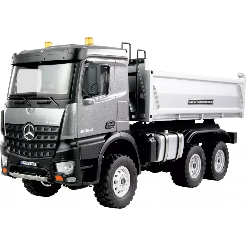 Amewi 22685 Mercedes-Benz Arocs Sklápač 6x6 1:14 RTR, antracitový