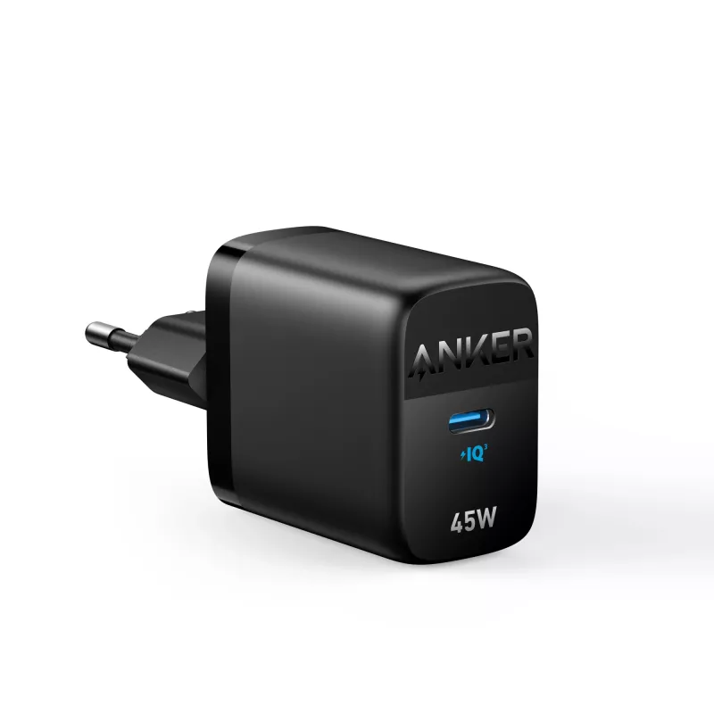 Interiérová AC nabíjačka Anker 313 A2643G11 — 45W USB-C, čierna, univerzálna