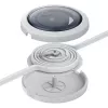 Rýchlonabíjací kábel 3in1 Baseus Free2Draw USB-C na USB-C/Lightning/Micro 100W, 1,1m (biela)