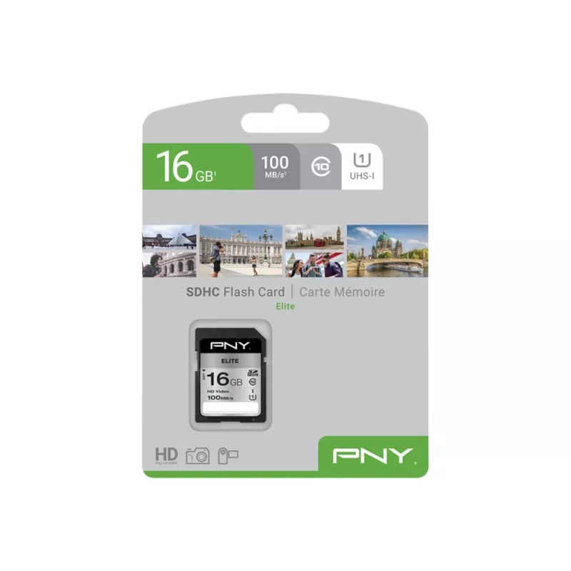 Flash pamäť PNY 16 GB SDHC UHS-I Class 10 P-SD16GU1100EL-GE