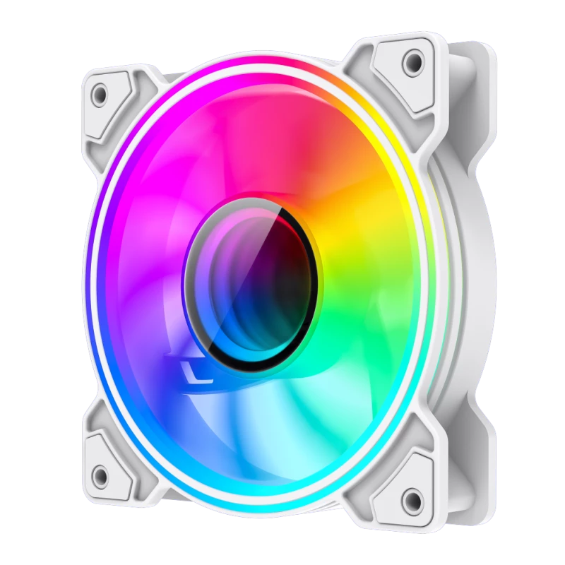 Gamemax | skriňový ventilátor | DUAL RING INFINITY | biely