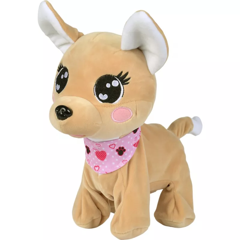 ChiChi LOVE Baby Boo, plyšová hračka béžová/ružová, 30 cm
