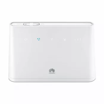Stolný router HUAWEI B311-221 Single-Band 2,4 GHz Wi‑Fi 4 (802.11n), Gigabit Ethernet, 4G LTE, SIM slot, RJ-11, 12V 1A, biely