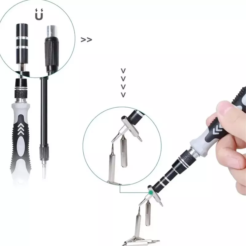 Extralink sada precíznych skrutkovačov, 118 v 1 Torx skrutkovače a precízne nástroje