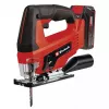 Einhell TC-JS 18/70 Li akumulátorová priamočiara píla 4321280, Power X-Change, 18 V, 2700 zdvihov/min, hĺbka rezu 70 mm, s akumulátorom 2,5 Ah a nabíjačkou, červeno-čierna