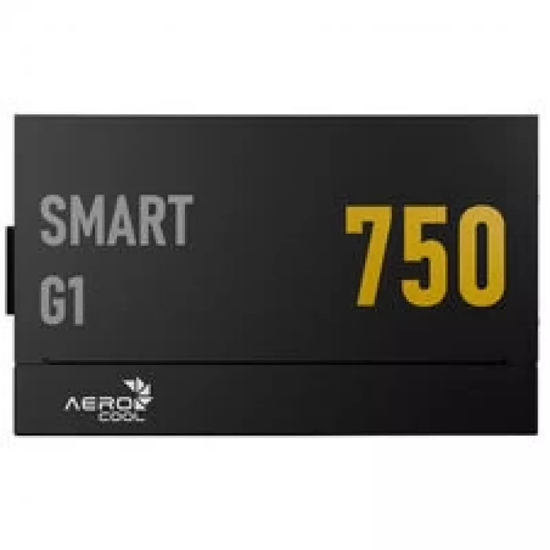 Napájací zdroj AEROCOOL Smart G1 750W, 80 PLUS Gold, ATX 3.1, PCIe 5.1, čierny