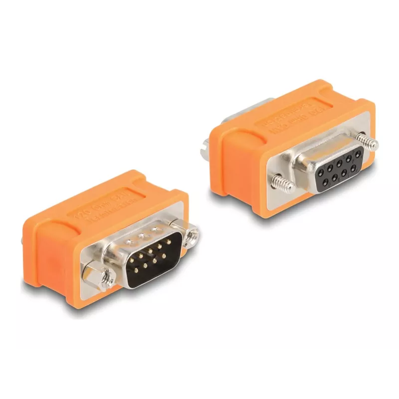 DeLOCK D-Sub 9 CAN-Bus adaptér 120 Ohm odpor oranžový
