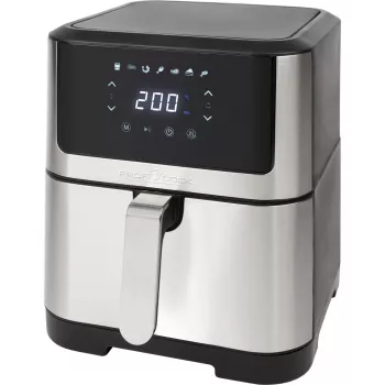ProfiCook PC-FR 1269 H fritéza, samostatná, 8 l, samostatne stojaca, 1800 W, teplovzdušná fritéza, čierna, nerez