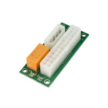 Adaptér napájania Kolink KL-AC-2PSU — synchronizačný adaptér pre dvojité/multi PSU na kombináciu dvoch napájacích zdrojov