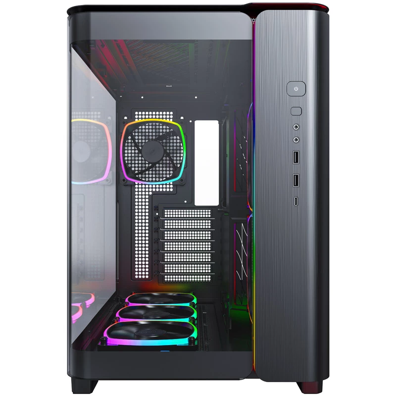 Montech KING 95 PRO Midi-Tower, temperované sklo, ARGB - čierna