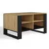 Konferenčný stolík top e shop Topeshop STOLIK KAWOWY ŁAWA MODERN 4P Dub Artisan Czern