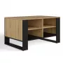 Konferenčný stolík top e shop Topeshop STOLIK KAWOWY ŁAWA MODERN 4P Dub Artisan Czern