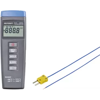 VOLTCRAFT K101 + TP 202 teplomer -200 až +1370 °C sonda Typ K
