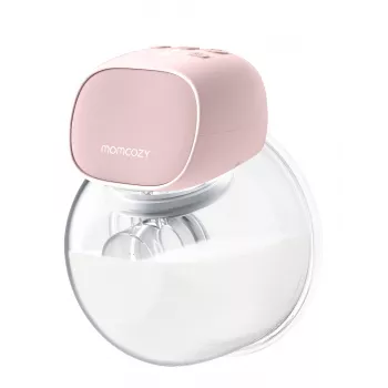 Momcozy S9 Pro dvojitá elektrická odsávačka mlieka ružová, 180 ml