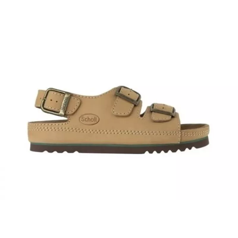 Scholl Air Bag Back Strap pohodlné sandále hnedá 36