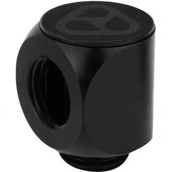 Thermal Grizzly DeltaMate Rotary 90° – prípojka vodného chladenia, čierna, 1 ks (TG-DM-FIT-0003)