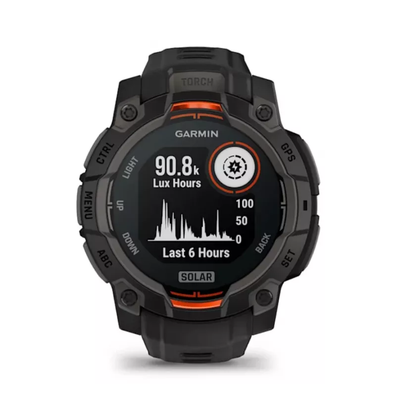 Garmin Instinct® 3 – 45 mm, solárne hodinky čierne