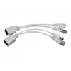 PoE adaptér Gembird PP12-POE-0.15M-W