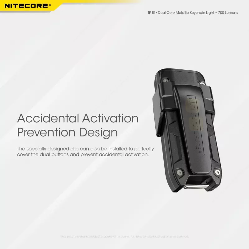 Nitecore TIP SE čierna ručná baterka LED