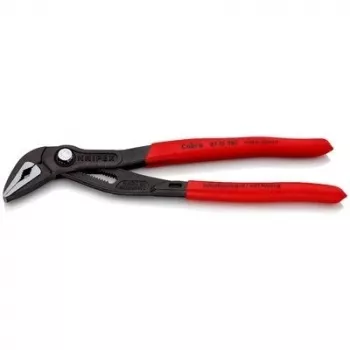 Nastaviteľné kliešte na vodovodné potrubie Knipex Cobra ES 87 51 250 — rozsah 250 mm