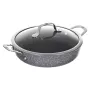 Indukčná panvica na pečenie s 2 rukoväťami BALLARINI Salina Granitium 24 cm 75002-811-0
