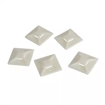 LogiLink držiaky na viazacie pásky, 40 x 40 mm samolepiaca základňa pre viazacie pásky, uchytenie viazacích pások: 14,3 x 2,7 - 1 kus (KAB0045)