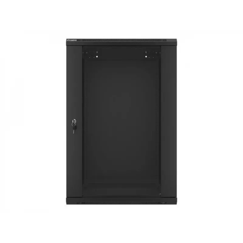 Nástenný rack LANBERG WF01-6618-10B, 18U, 600×600×907 mm, čierny, 60 kg