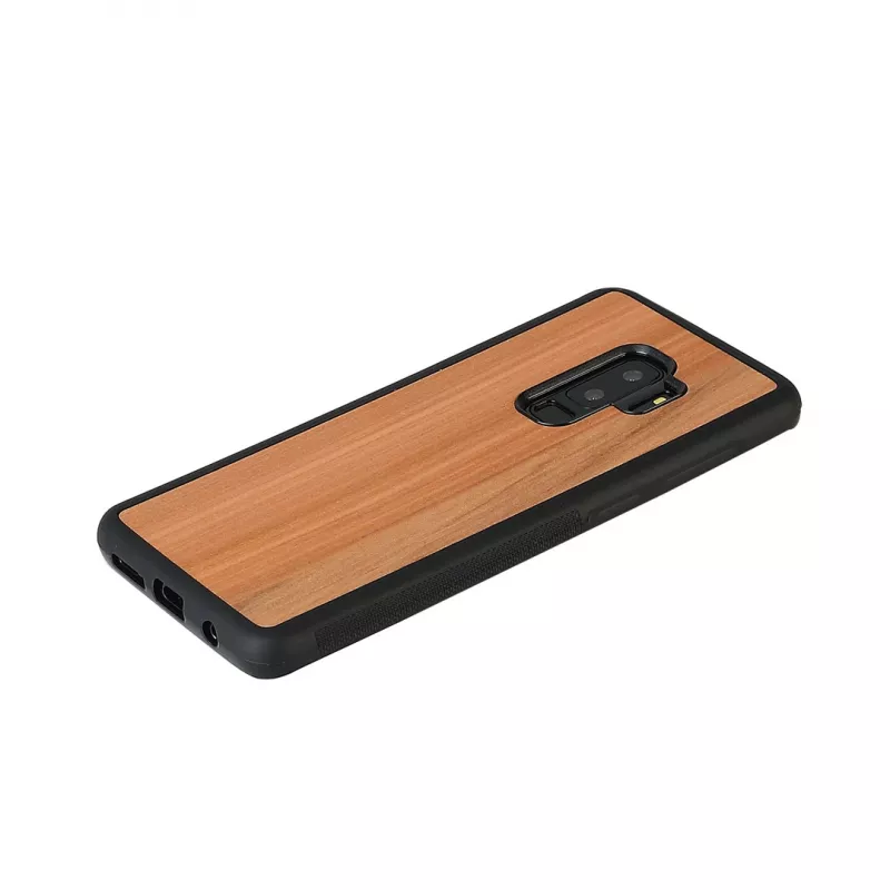 Puzdro na smartphone man and wood pre Samsung Galaxy S9 Plus — Cappuccino čierna