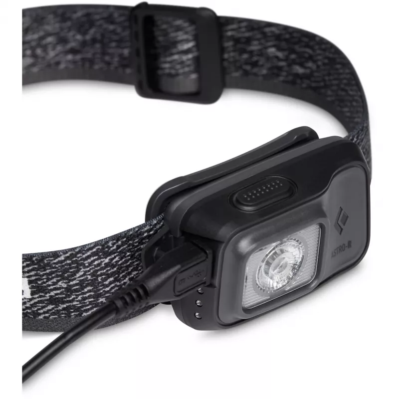 Black Diamond Astro 300-R grafitová čelová lampa