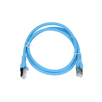 Extralink LAN patch kábel kat.6A RJ-45 Cat6a 1 m modrý